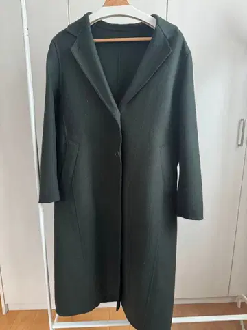 UNIQLO 체스터 코트 이네스 woman M 새상품급 다크 그린