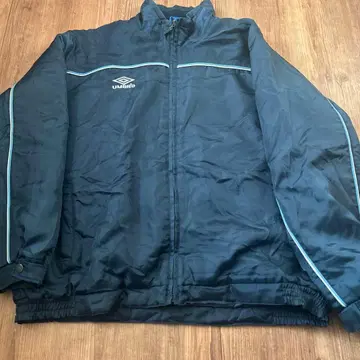 UMBRO 90s 파랑 택 자수 나일론 자켓 블루종