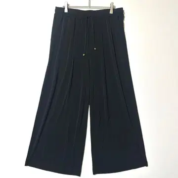 두클라쎄 블랙 와이드 팬츠 XXL 허리밴딩 깔끔한 Y