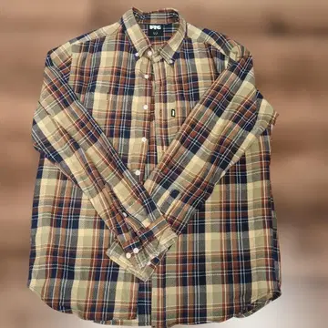 FTC 체크 무늬 긴팔 셔츠