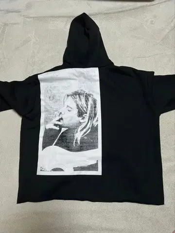 NIRVANA x MADE ARIAVIGA 블랙 후드티