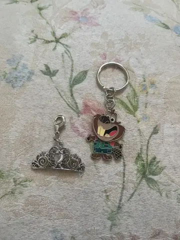 주토피아와 신데렐라 키링 티아라 세트