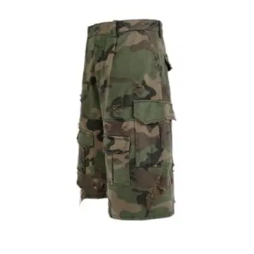 카고 하프 팬츠 L 카모 패턴 밀리터리