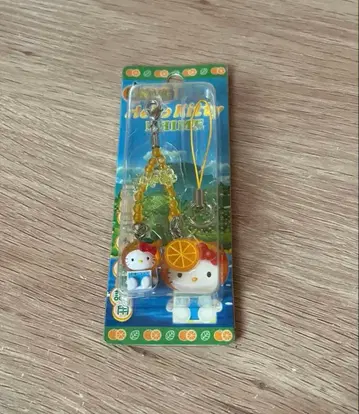 지역 한정 헬로 키티 스트랩 에히메 한정판 레어 귤 2003년 제조