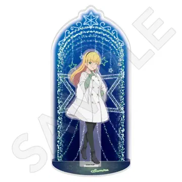러브 라이브! 슈퍼스타 화이트 판초 아크릴 스탠드 디오라마 헤안나 스미레