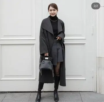 메종 드라이 라 가운 롱 코트