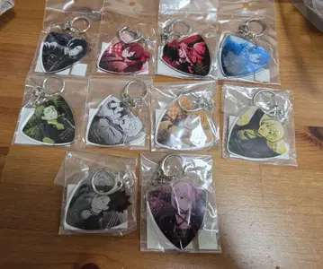 문호 스트레이독스 미이누 괴기담 밴딩 아크릴 키링 세트