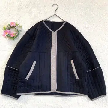 [ 새상품급 ] SENSE OF PLACE 라이트 퀼팅 자켓 바이컬러