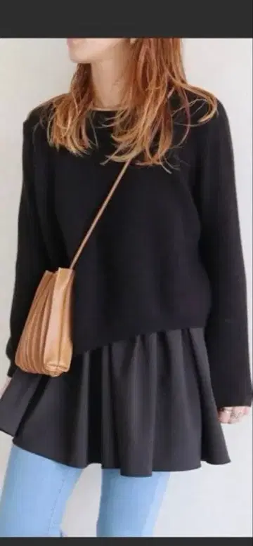 언밸런스 플레어 헤임 니트