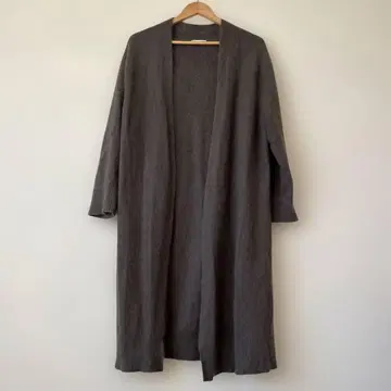 HAUNT 다크 그레이 롱 가디건 니트 사이즈 38