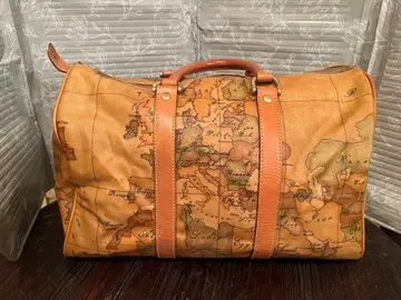 [ PRIMA CLASSE ] 지도 도안 보스턴 백 핸드백 이탈리아제