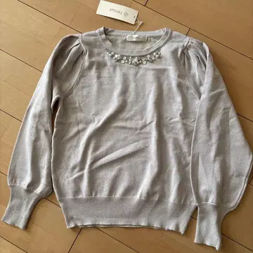 택 포함 새상품 Feroux 비쥬 니트 페루