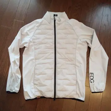 에드윈 골프 EDG 퀼팅 자켓 화이트