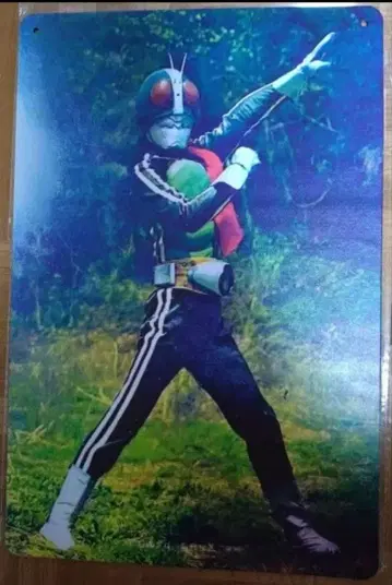 가면라이더 양철 간판