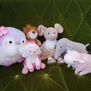 여자아이 봉제 인형 세트 nici 코우펜짱 라미 동물 애니멀