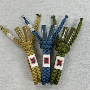 순수 실크 남자 겉옷 끈 x 3개 세트