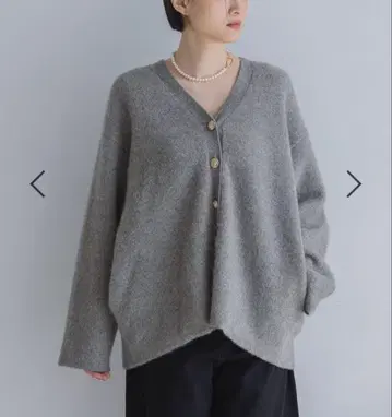 [ A part by ] CN 라쿤 네이비 V 가디건