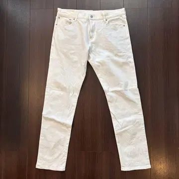 다케오 키쿠치 데님 팬츠 화이트