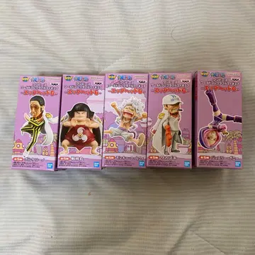 원피스 월드 콜렉터블 피규어 - 에그 헤드 6 - 컴프 세트