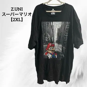 1점 한정판 Z.UNI 마리오 [ 2XL ] T셔츠 블랙