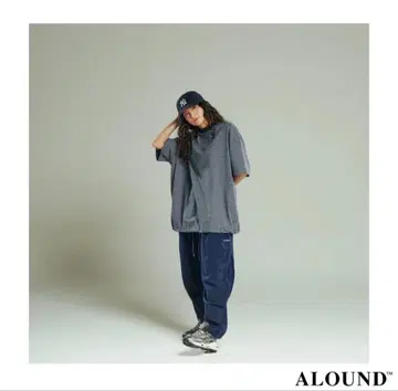 미사용 새상품 [ ALOUND ] STRIPED OVERSIZE TEE