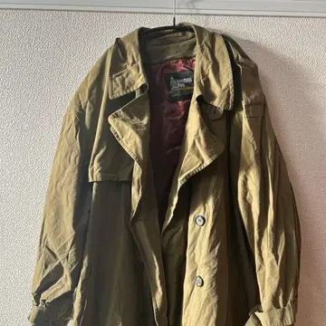 런던 포그 트렌치코트 올리브 그린