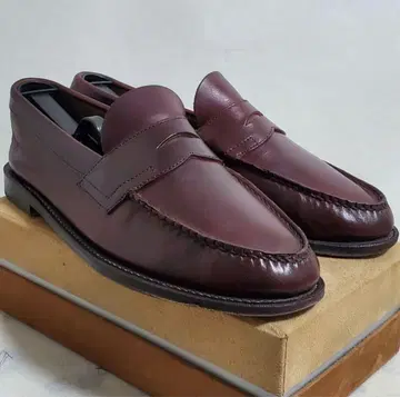 REGAL 호윈 가죽 버건디 로퍼