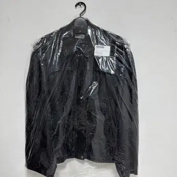 미사용 새상품 LE CIEL BLEU 블랙 페이크 가죽 자켓