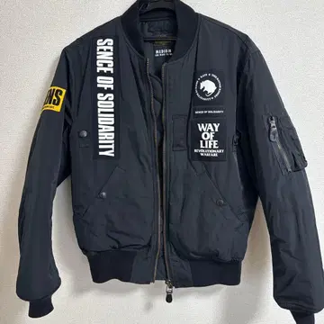 RATS MA-1 패치 M 블랙 기무라 타쿠야