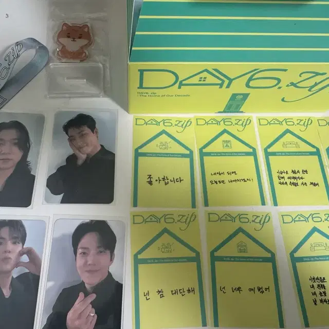 DAY6.zip 데이식스 팝업 풀셋 + 아크릴스탠드 케