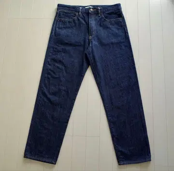 다크 네이비 새상품급 유니클로 적귀 데님 팬츠 청바지 31인치 셀비지