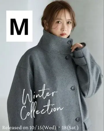 다나카 리나 mysa 시마무라 스탠드 숏코트 M 사이즈