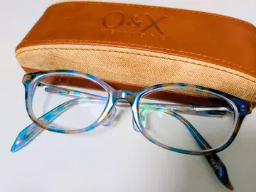 사바에 안경관 O&X New York 파랑 마블 사바에 안경