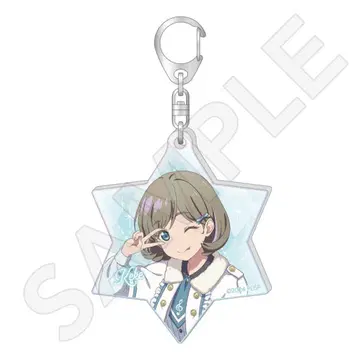 러브 라이브! 슈퍼스타 화이트 판초 오로라 아크릴 키링 탕카카