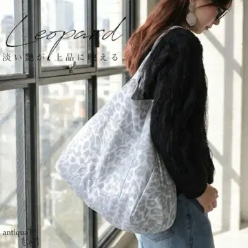 안티카 레오파드 무늬 토트백 새상품