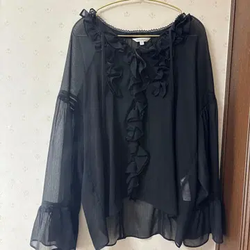 moussy 시어 블라우스