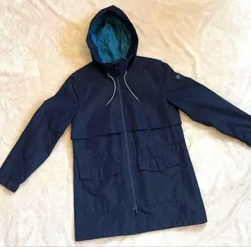 미사용급 AIGLE GORE-TEX 네이비 마운틴 후드티 자켓