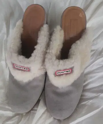 레어! HUNTER 힐이 달린 슬리퍼 그레이