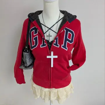 헤이세이 갸루 GAP ZIP 후드티 y2k 그런지 히메갸루 보아