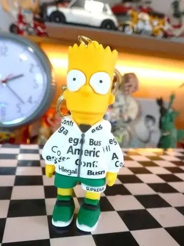 더 심슨즈 바트 피규어 키체인 큐트 예언적중