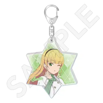 러브 라이브! 화이트 판초 오로라 아크릴 키링 헤안나 스미레