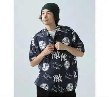 BAYFLOW 뉴욕 양키스 반팔 셔츠 프리 사이즈
