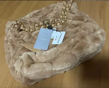 택 포함 새상품 [ MARCO MASI/마르코 마지 ] 인조 모피 백