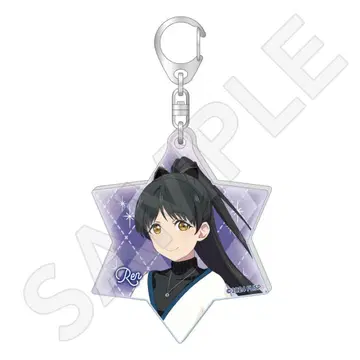 러브 라이브! 슈퍼스타 화이트 판초 오로라 아크릴 키링 호즈키 카나타