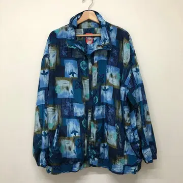 90's 나일론 자켓 vintage 구제 의류 올 패턴