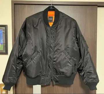 새상품급 BEAMS 블랙 MA-1 자켓 M 사이즈