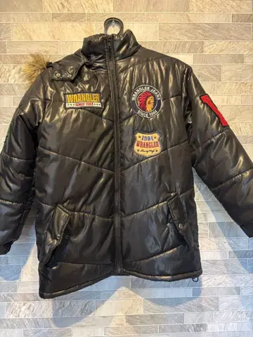 WRANGLER 블랙 다운 자켓 사이즈 150 여성용