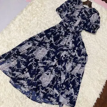 SNIDEL sweet 콜라보 꽃무늬 셔츠 원피스 S 다나카 미나미 착용