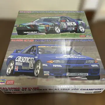 하세가와 1/24 칼소닉 스카이라인 HKS 스카이라인 GT-R 2대