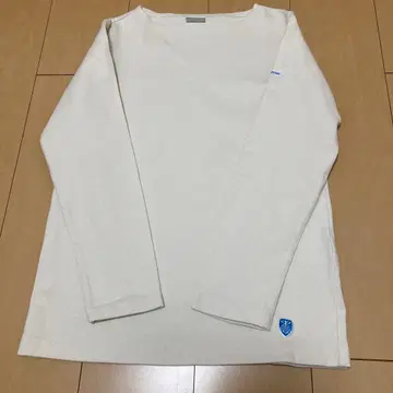 ORCIVAL 아이보리 긴팔 티셔츠